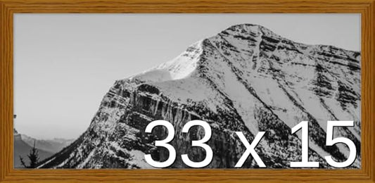Frame It Easy 33 x 15 Hazel Wood Frame by FrameItEasy
