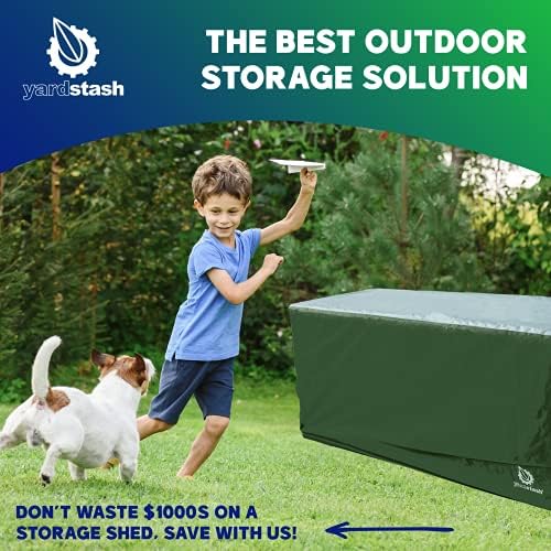 yardstash deck box cover - heavy duty, waterproof, view 9