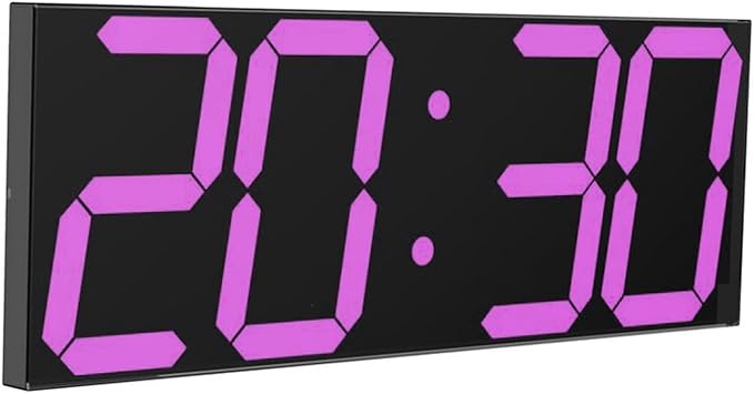 CHKOSDA LED Large Digital Wall Clock, Oversize Wall Clock by CHKOSDA