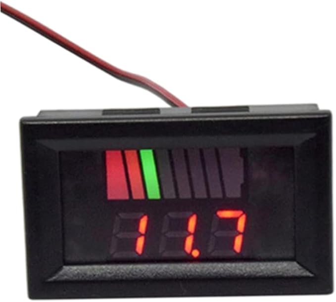 Battery Charge Level Indicator Universal Car Battery Capacity Meter Tester by Nirelief