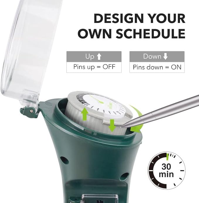 BN-LINK Outdoor Power Stake Timer - 6 ft Cord - Image 2