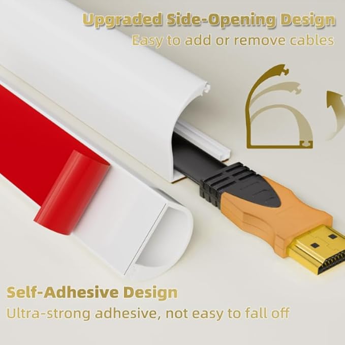RPXRPXSide Open One Cord Cable Raceway Wire Cover - Image 2