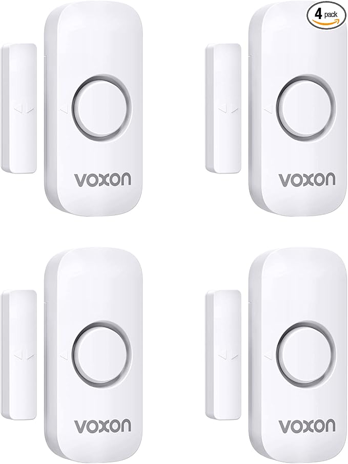 Door Window Alarm for Kids Safety, VOXON Door Alarm for Home Security Personal by VOXON