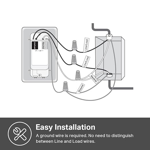 Kasa Matter Smart Light Switch: Voice Control w/Siri, Alexa & Google Assistant - Image 9
