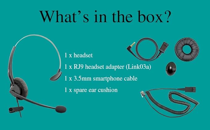 DailyHeadset RJ9 NC Mono Phone Headset - Image 2
