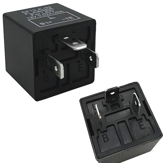 irhapsody 3-pin LED Flasher Relays CF13, Fixed 12V Electronic Blinker Relay - Image 3