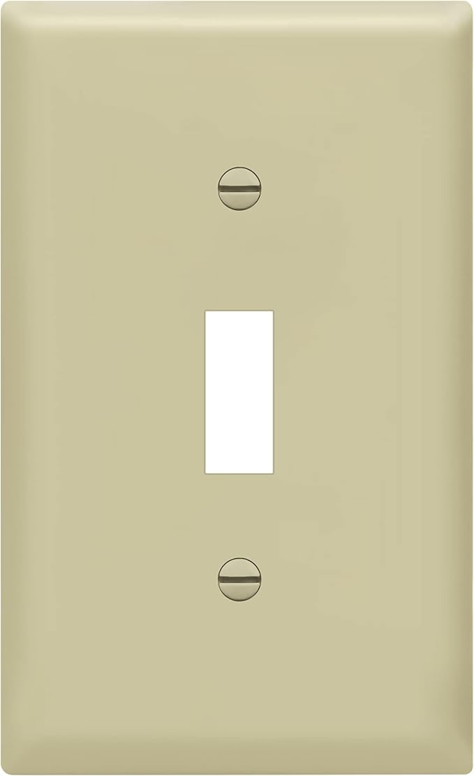 ENERLITES Toggle Light Switch Wall Plate, Size 1-Gang 4.50" x 2.76", by Enerlites