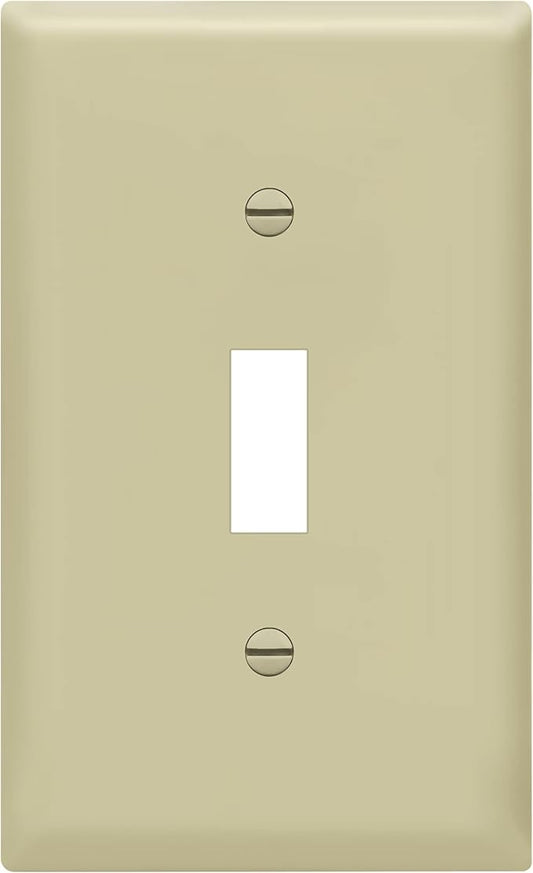 ENERLITES Toggle Light Switch Wall Plate, Size 1-Gang 4.50" x 2.76", by Enerlites