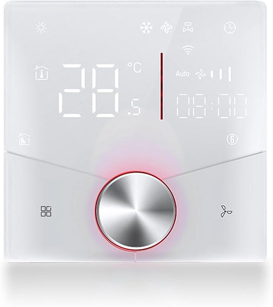 WiFi Central AC Thermostat Energy Saving Control Wall Mounted Programmable by BORDSTRACT