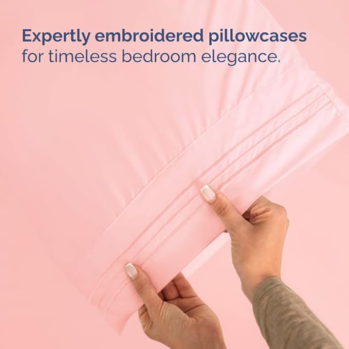 Split Head King Sheet Set – 4 Piece Flex Split Top King Sheets - Image 7