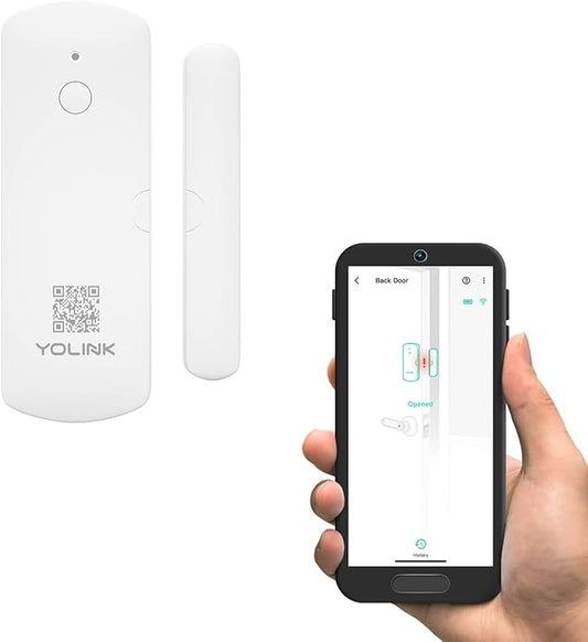 YoLink LoRa Smart Door & Window Sensor: Up to 1/4 Mile Open-Air Range, Door by YoLink