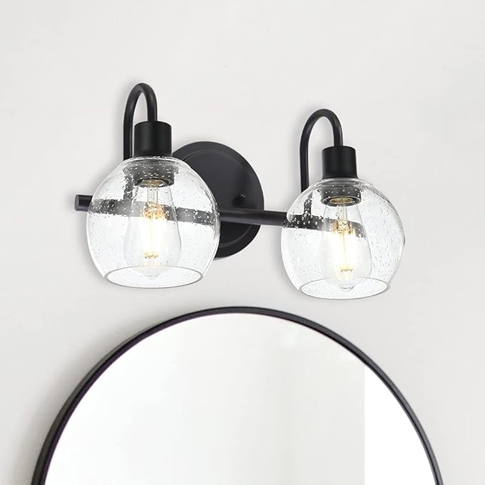 WINSHEN Black 2-Lights Wall Sconce Lighting by WINSHENLighting