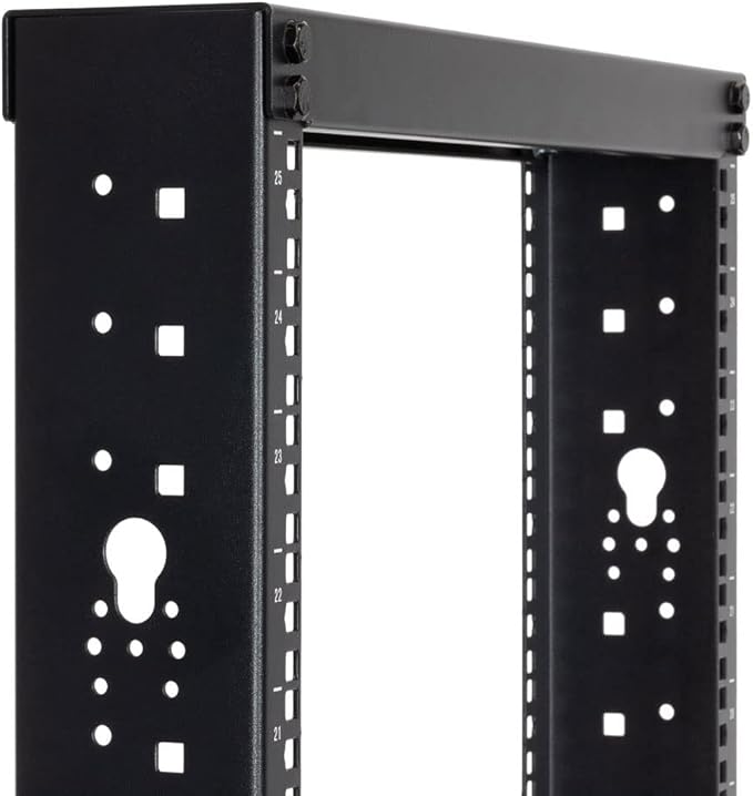NavePoint 25U 2 Post Open Frame Server Rack - Image 6