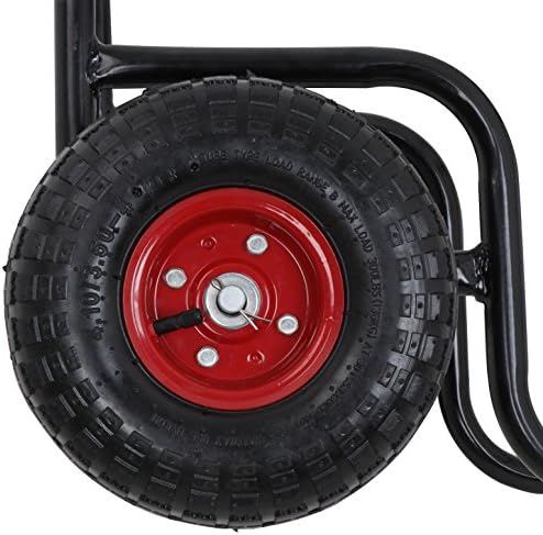 zeny portable firewood hauler & carrier, black on a desk or shelf