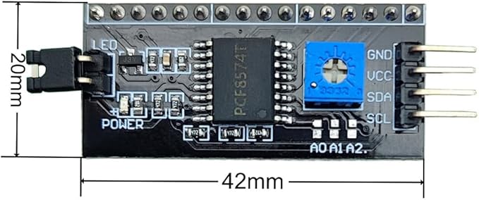 Haldzemo 2004 LCD Screen Display Module 2004A 20x4 Character Serial Blue - Image 5