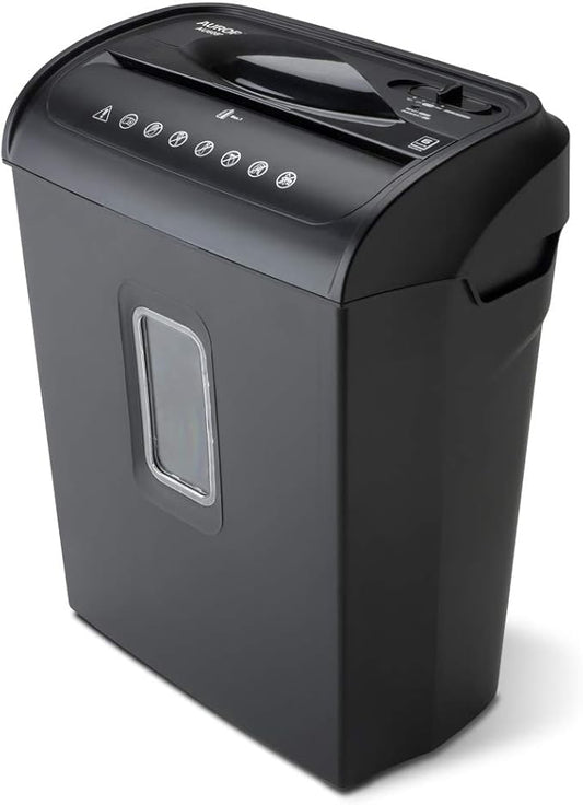 Aurora AU608MB High-Security 6-Sheet Micro-Cut Paper Credit Card Shredder by Aurora