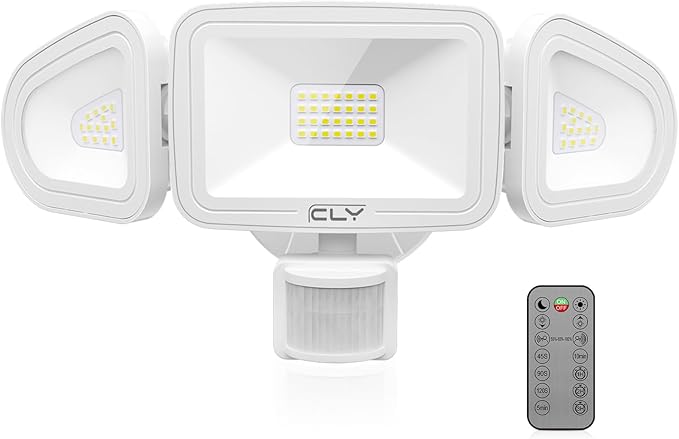 CLY 42W LED Security Lights Motion Sensor Light, 3600LM 5000K, IP66 Waterproof by CLY