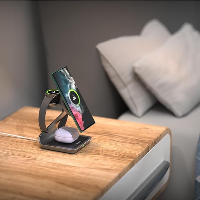 Bonola Wireless Charger for Samsung: Magnetic 3 in 1 Wireless Charging Station - Image 4