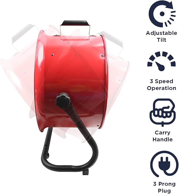 Maxx Air 16" High Velocity Turbo Fan - Image 2