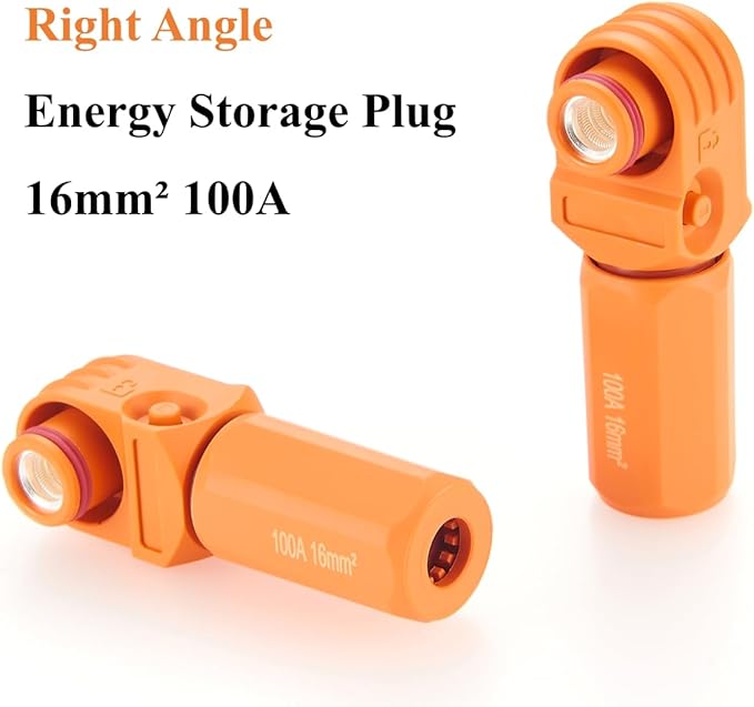 Right Angle 6mm 16mm² 100A Single Core Battery Energy Storage Connector IP67 - Image 6