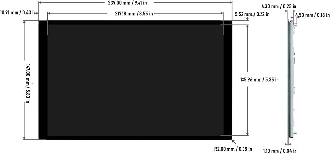 10.1 Inch Capacitive Touch Display, IPS Screen - Image 4
