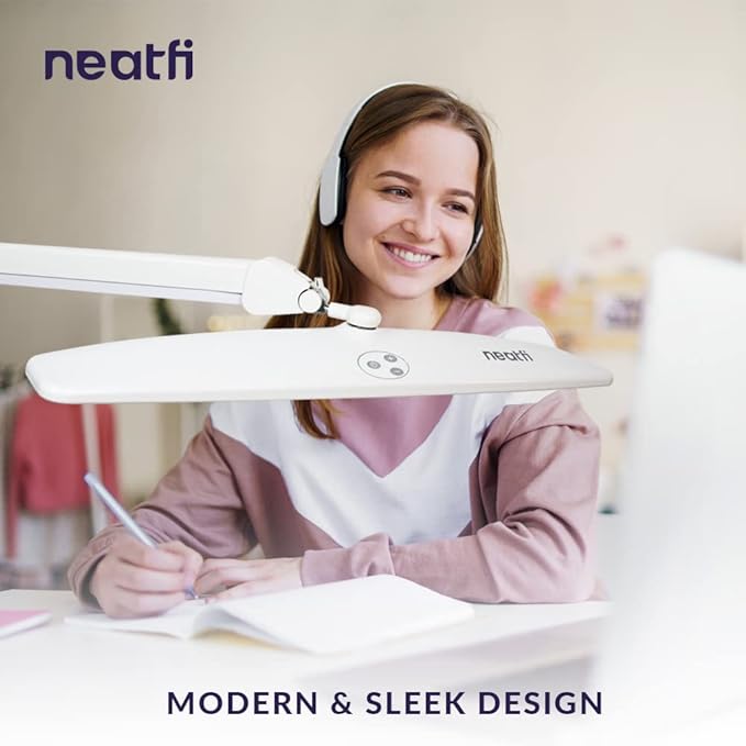 Neatfi Elite HD XL Task Lamp, 1600 Lumens, Non-Polar Dimming, Desk Light - Image 7