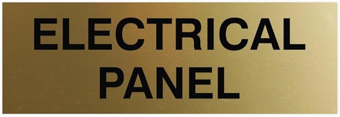 All Quality Basic Electrical Panel Sign by All+Quality