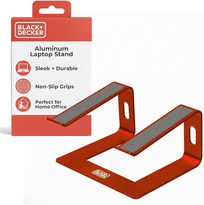 BLACK+DECKER Laptop Stand for Computer Desk, Ergonomic Laptop Stand for Desk by BLACKDECKER