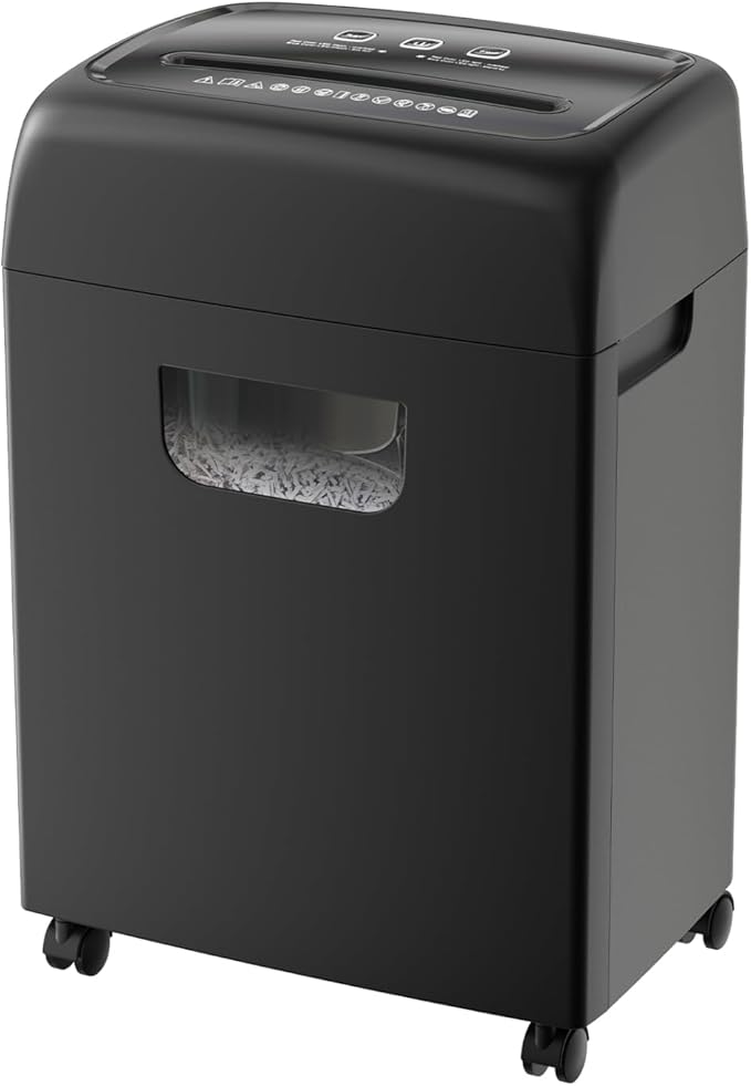 Paper Shredder, 18-Sheet High Security Level P-4 Heavy Duty Paper/Card Shredder by Unknown