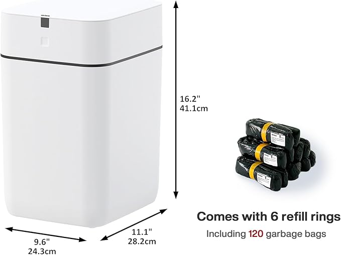 Airdeer Automatic Trash Can, 4 Gallon Self Sealing and Self-Changing Smart - Image 6