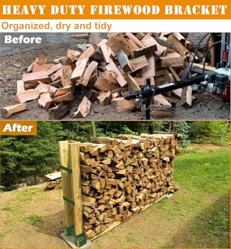 outdoor firewood brackets fire wood rack for 2x4 showing dimensions