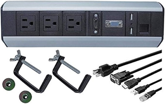 Electriduct Power and Data Center Edge Mount Tabletop by Electriduct