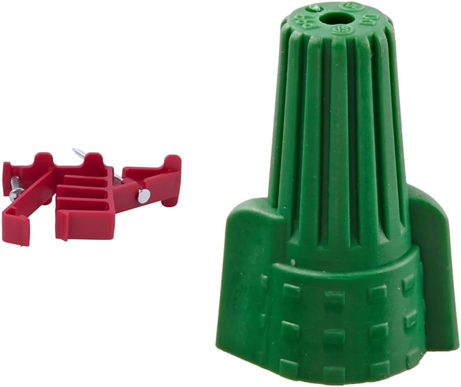 Gardner Bender 100 Pk. Multi-Cable Staple and NSI Industries 500 Pk. Grounding Wire Connector Bundle