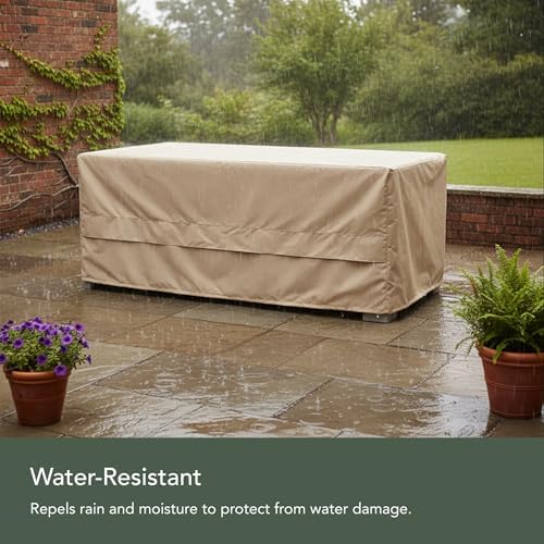 covermates ultima deck box cover - 50" w, front angle view