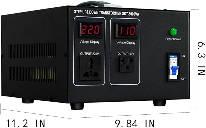 Step Down/Up Transformer 220v to 110v, 5000W Voltage Converter 110 to 220 Heavy - Image 6