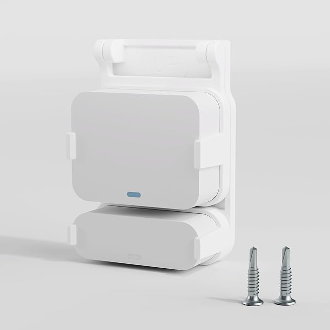 Garage Door Bracket for SimpliSafe Alarm Contact Sensor | Secure Mount by VanKai