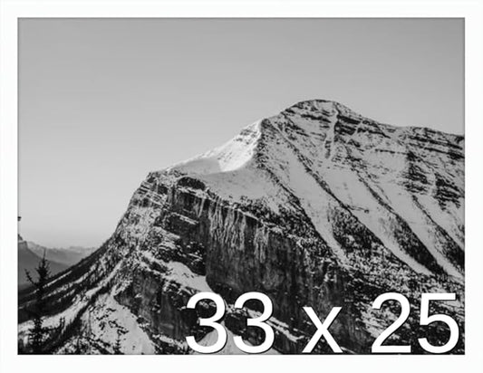 Frame It Easy 33 x 25 White Wood Frame by FrameItEasy