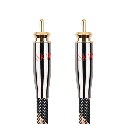 SKW Digital Coaxial Cable RCA to RCA Multiple Shield by SKW