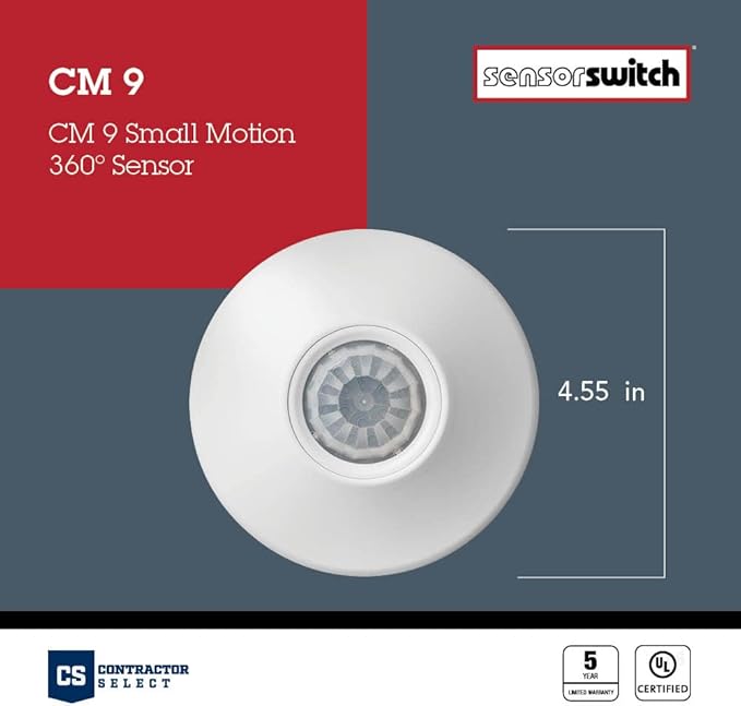 SensorSwitch Ceiling Motion Sensor, Passive Infrared PIR Occupancy Sensor - Image 4