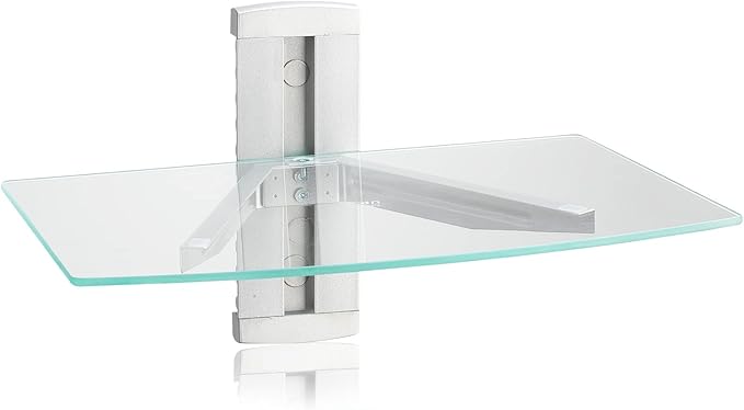 suptek Single Silver Floating Shelf by suptek