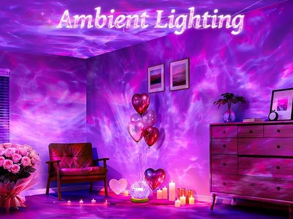 Trendy Valentine's Day Gifts for Teen, 18 Colors Northern Lights Projector Mood - Image 8