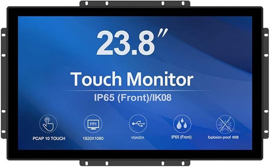 GreenTouch 23.8 Inch 10 Points Open Frame PCAP Touchscreen Monitor by GreenTouch