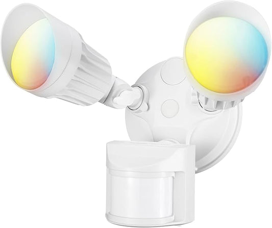 LEONLITE 3CCT LED Security Light, Motion Sensor Outdoor Lights, Dusk to Dawn by LEONLITE