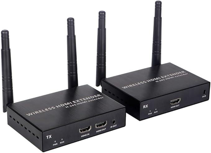 EXVIST Wireless HDMI Extender Transmitter and Receiver W/HDMI Loop-Out by EXVIST