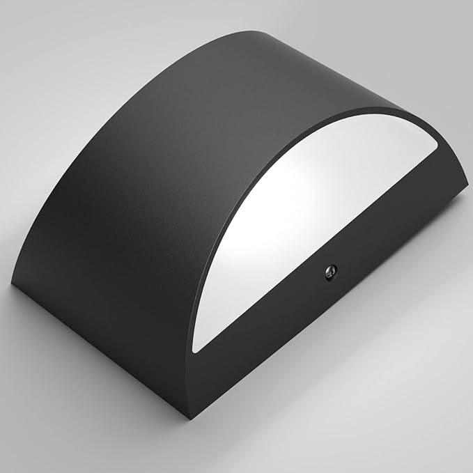 Aipsun Indoor Black Modern LED Wall Sconce Interior Wall Lights Set of 2 - Image 2