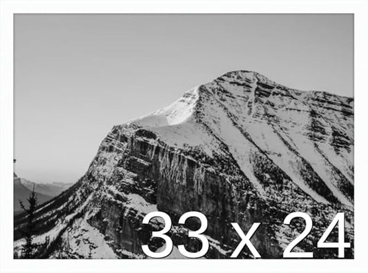 Frame It Easy 33 x 24 White Wood Frame by FrameItEasy