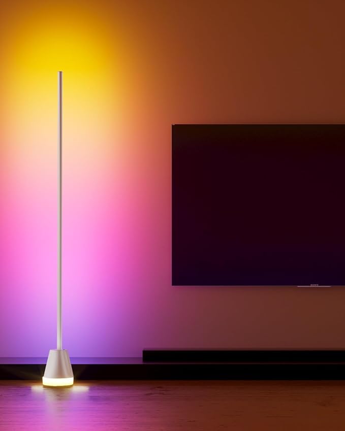 Keepsmile Smart RGB LED Corner Floor Lamp, 172 LEDs Bright Standing Lamps - Image 6