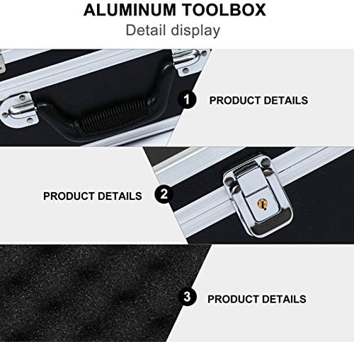 doitool tool box 19.68 x 11.02 x 5.11, side view