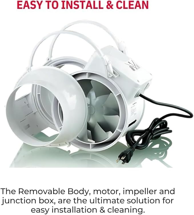 VENTS-US TT 200-8 inch Inline Fan - Image 2