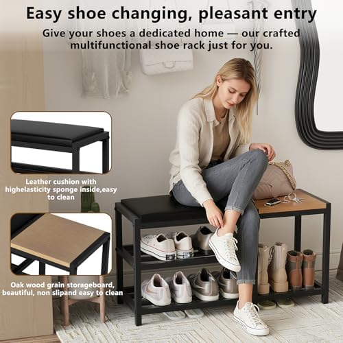 shoe bench with shoe rack,shoe rack for entryway,supports, package contents